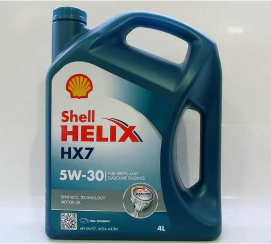 Моторное масло Shell Helix HX7 5W-30, канистра 4л 550040004