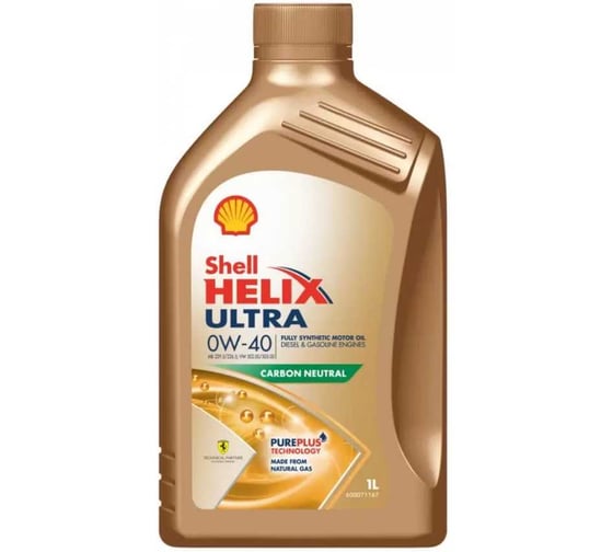 Моторное масло Shell Helix Ultra 0W-40, канистра 1л 550061542O004