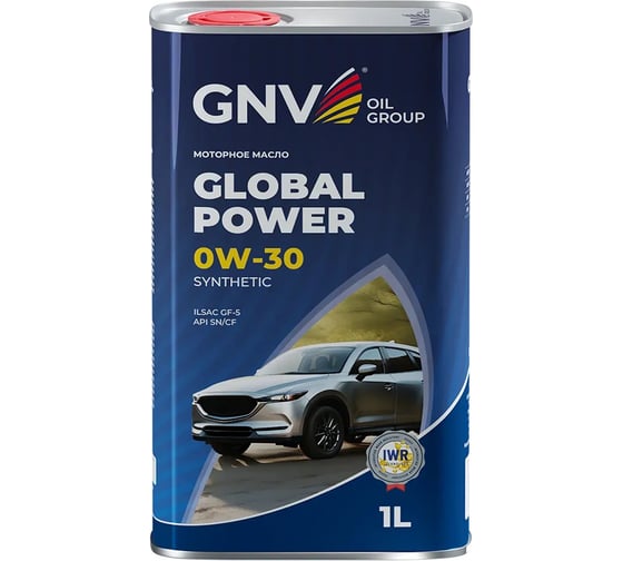 Моторное масло GNV Global Power 0W-30 Synthetic ILSAC GF-5 1 л GGP1011064010130030001