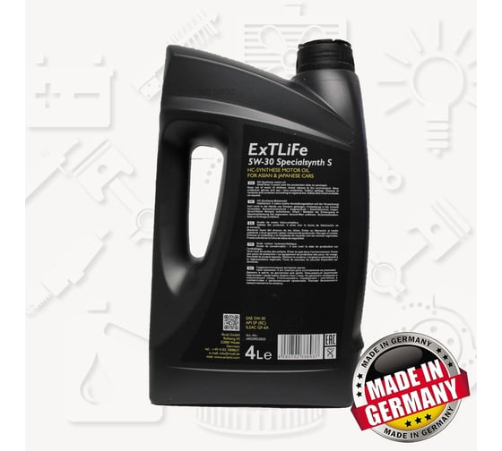 Масло моторное ARIAL ExTLiFe Specialsynth 5W-30 (4л) AR029053030