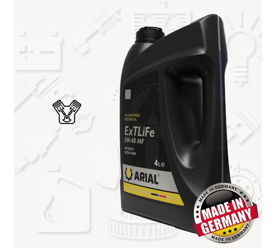 Масло моторное ExTLiFe MF 5W-40 (4л) ARIAL AR007054030