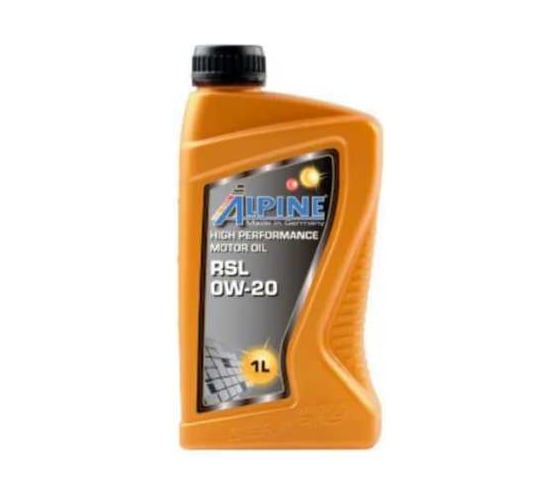 Масло моторное синтетическое Alpine RSL 0W-20 1L 100191 1