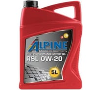 Масло моторное синтетическое Alpine RSL 0W-20 FE+ 5L 121672
