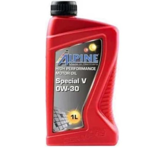 Масло моторное синтетическое Alpine Special V 0W-30 1L 101641 1