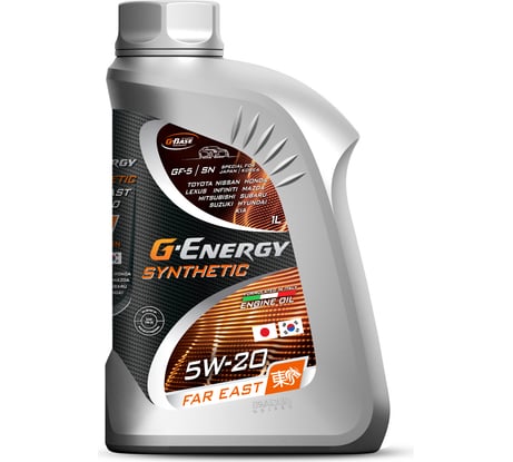 Масло G-ENERGY Synthetic Far East 5W-20 1л 253142527