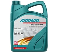 Моторное масло Addinol Giga Light 030 0W-30 синтетическое, 5 л 72096981