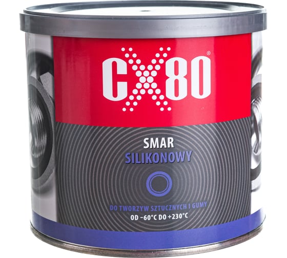 Смазка CX80 силиконовая консистентная SILICONE GREASE NSF 500G 020