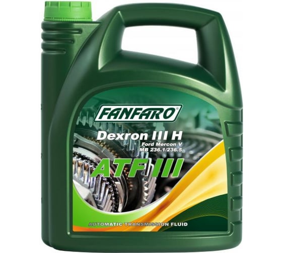 Трансмиссионное масло для АКПП FANFARO ATF III, 4 л FF8603-4 1