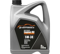 Моторное масло AUTOBACS 5W-30, ENGINE OIL FULLY SYNTHETIC, ACEA C2/C3, API SN, 4 л A00032740