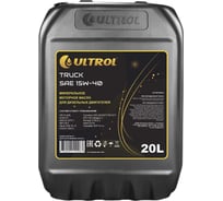 Моторное масло ULTROL TRUCK минеральное, 15W-40, 20 л 67