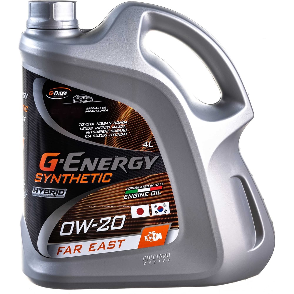 Масло моторное G-Energy Synthetic Far East 0W-20, 4л, 253142536