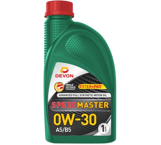 Масло Devon Speed Master SAE 0W-30 A5/B5, канистра 1л 338663830 1
