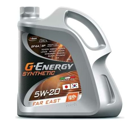 Масло G-ENERGY Synthetic Far East 5W-20 4л 253142528