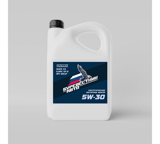 Моторное масло Буревестник-Авто 5W-30 C3 синтетическое 5л 79306 1