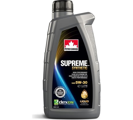 Моторное масло PETRO-CANADA SUPREME SYNTHETIC 5W-30 1л MOSYN53C12