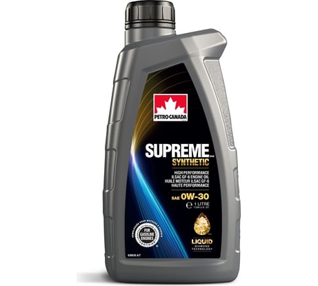 Моторное масло PETRO-CANADA SUPREME SYNTHETIC 0W-30 1л MOSYN03C12