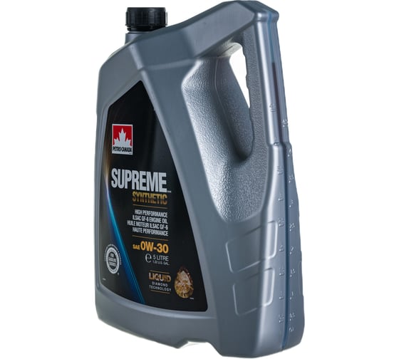 Моторное масло PETRO-CANADA SUPREME SYNTHETIC 0W-30 5л MOSYN03C20