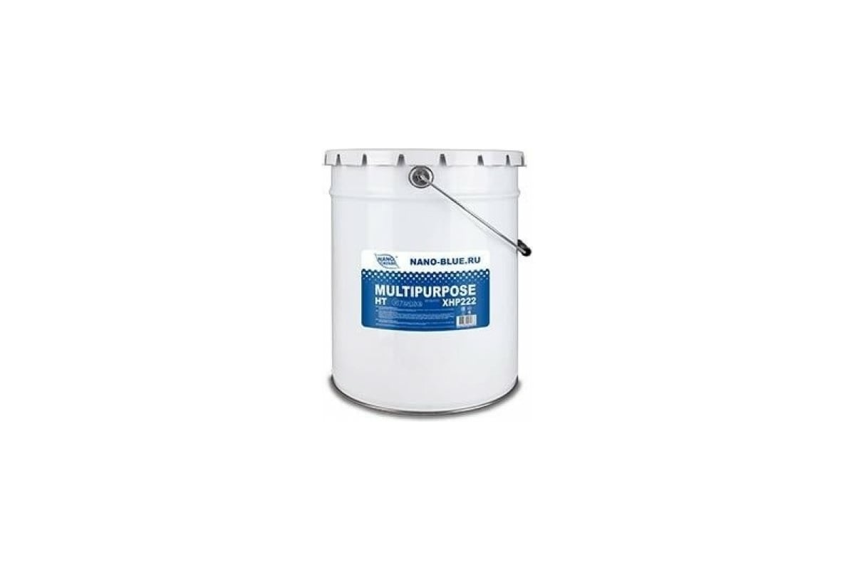 Высокотемпературная смазка NANO GREASE BLUE MULTIPURPOSE HT Grease XHP 222 синяя, 18 кг 4979/Ф