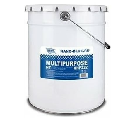 Высокотемпературная смазка NANO GREASE BLUE MULTIPURPOSE HT Grease XHP 222 синяя, 18 кг 4979/Ф