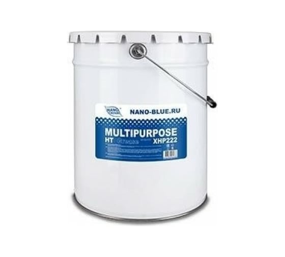 Высокотемпературная смазка NANO GREASE BLUE MULTIPURPOSE HT Grease XHP 222 синяя, 18 кг 4979/Ф