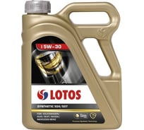 Моторное масло LOTOS SYNTHETIC 504/507 синтетическое, SAE 5W30, 5 л WF-K504E10-0H1
