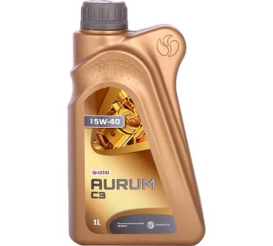 Моторное масло LOTOS AURUM полусинтетическое, С3, SAE 5W-40, 1 л WF-K105G30-0H0