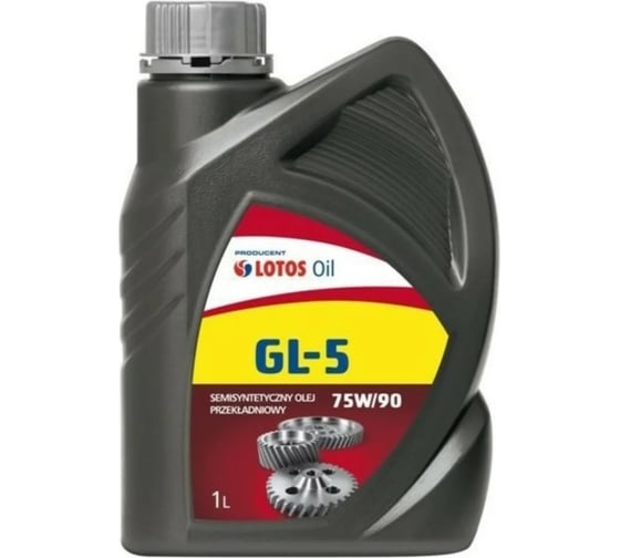 Трансмиссионное масло LOTOS SEMISYNTHETIC GEAR OIL полусинтетика, GL-5, SAE 75W90, 1 л WK-K100E10-0N0
