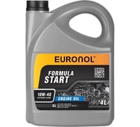 Моторное масло EURONOL START FORMULA 10w-40, SL, 4 л 80194