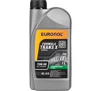 Трансмиссионное масло EURONOL TRANS X 75w-90, GL-4/5, 1 л 80062