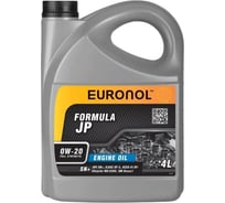 Моторное масло EURONOL JP FORMULA 0w-20, ILSAC GF-5, 4 л 80196