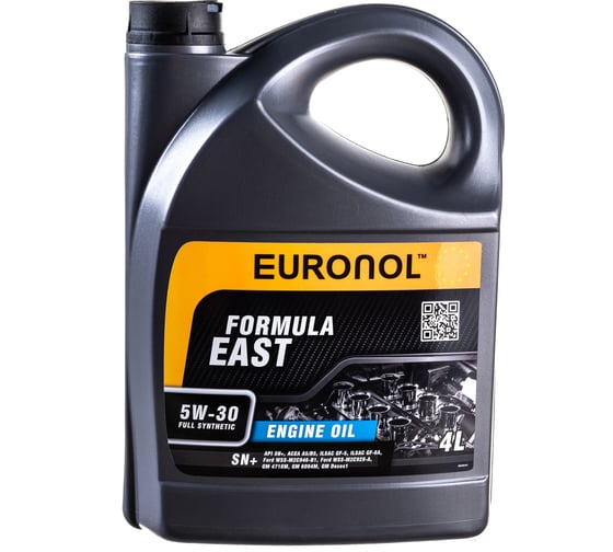 Моторное масло EURONOL EAST FORMULA 5w-30, ILSAC GF-5, 4 л 80209