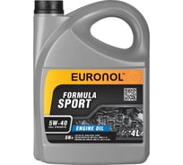 Моторное масло EURONOL SPORT FORMULA 5w-40, SN+, 4 л 80192