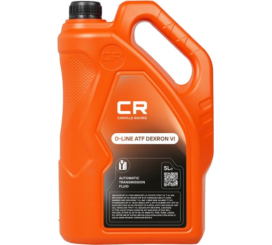 Масло трансмиссионное CARVILLE RACING для АКПП D-LINE ATF DEXRON VI 5L L1G00520 1