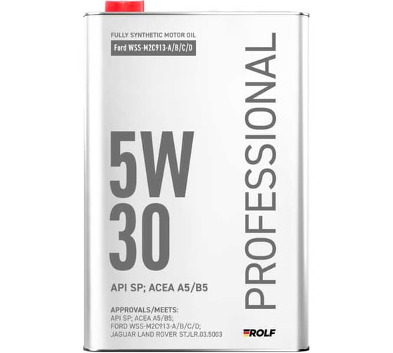 Моторное масло Rolf Professional 5W-30 A5/B5 SP 1л (металл) 667176 1