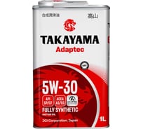 Автомобильное масло Takayama Adaptec 5W-30 A5/B5 SP/CF 1л (металл) 322126