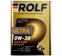 Моторное масло Rolf Ultra 0W-30 A3/B4 SL/CF 60л (металл) 323123