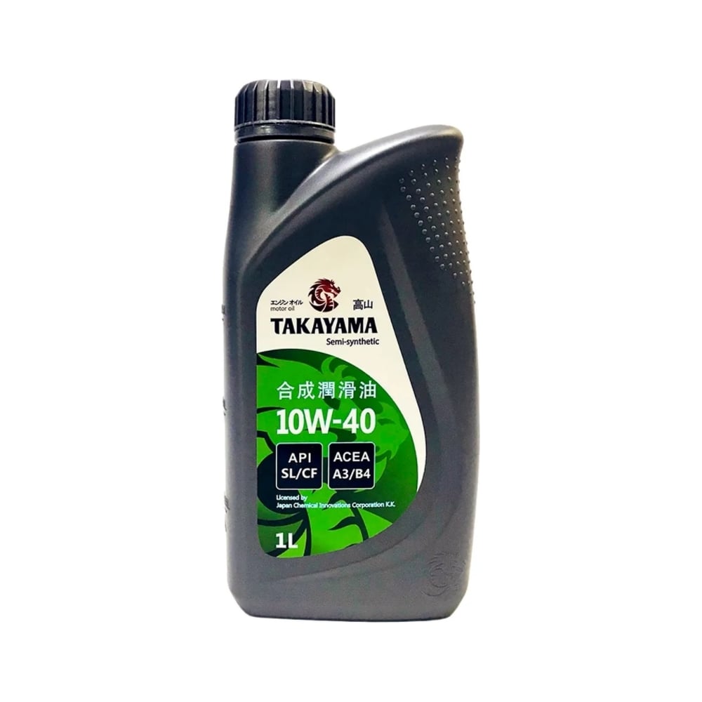 Моторное масло TAKAYAMA SAE 10W-40, API SL/CF, 1 л, пластик 605525 ...