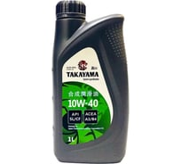Моторное масло TAKAYAMA SAE 10W-40, API SL/CF, 1 л, пластик 605525