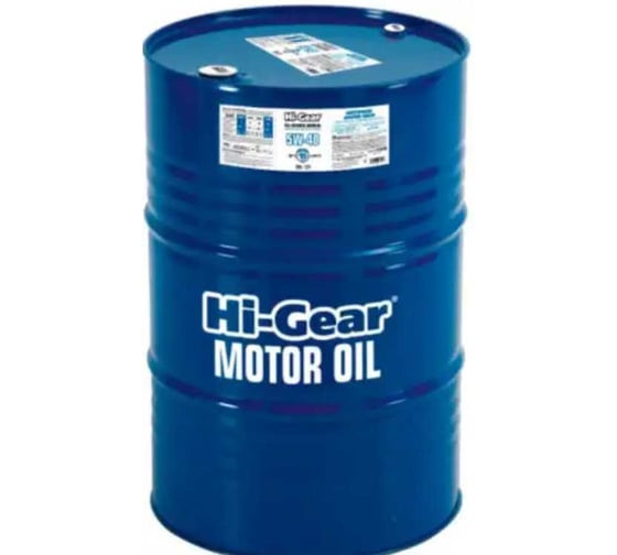 Масло моторное полусинтетическое Hi-Gear 180 кг + насос для перекачки масла, 10W-40 SL/CF HG9813FX 1