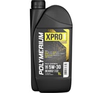 Моторное масло POLYMERIUM XPRO1 5W30, C3, DEXOS2, 1 л plmx1530c31