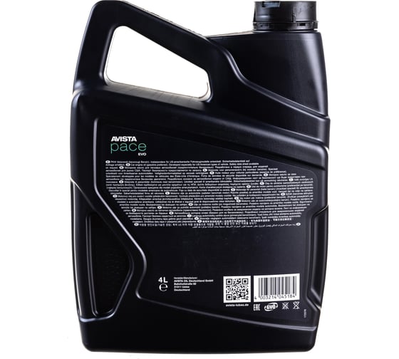 Моторное масло AVISTA PACE EVO US SAE 0W-20, 4л 165518