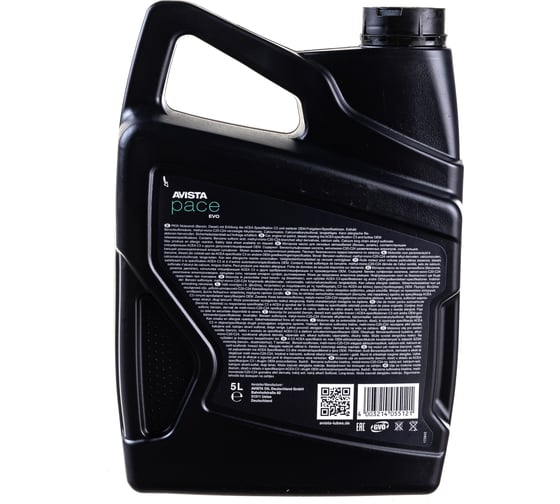 Моторное масло AVISTA PACE EVO C3 SAE 5W-40 5л 173512