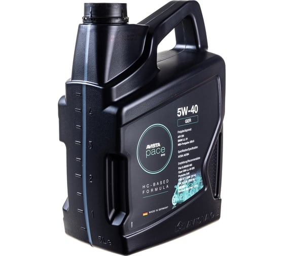 Моторное масло AVISTA PACE EVO GER SAE 5W-40 5л 173082