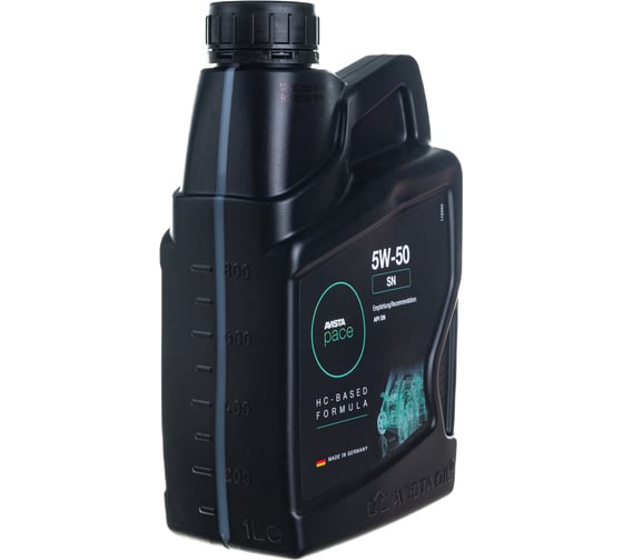 Моторное масло AVISTA PACE SN SAE 5W-50 1л 172619