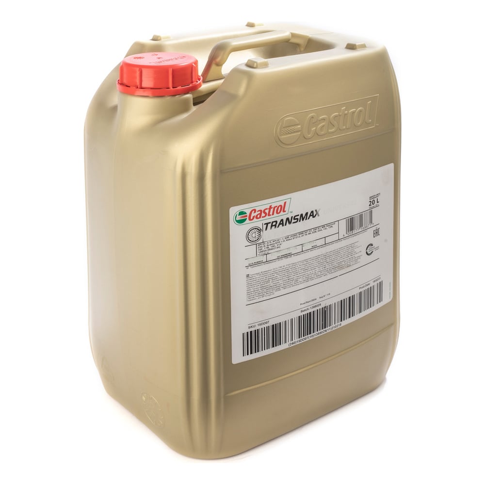 Трансмиссионное масло Castrol TRANSMAX ATF Z, 20 л 15D6C4 - выгодная ...