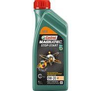 Моторное масло Castrol Magnatec Stop-Start GF 0W-20 синтетическое, 1 л 15CBB6