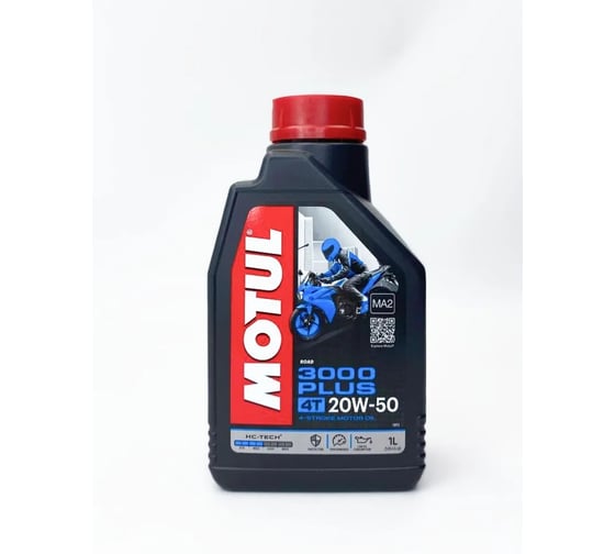 Масло моторное MOTUL 3000 PLUS 4T 20W50, 1 л, 113191 1