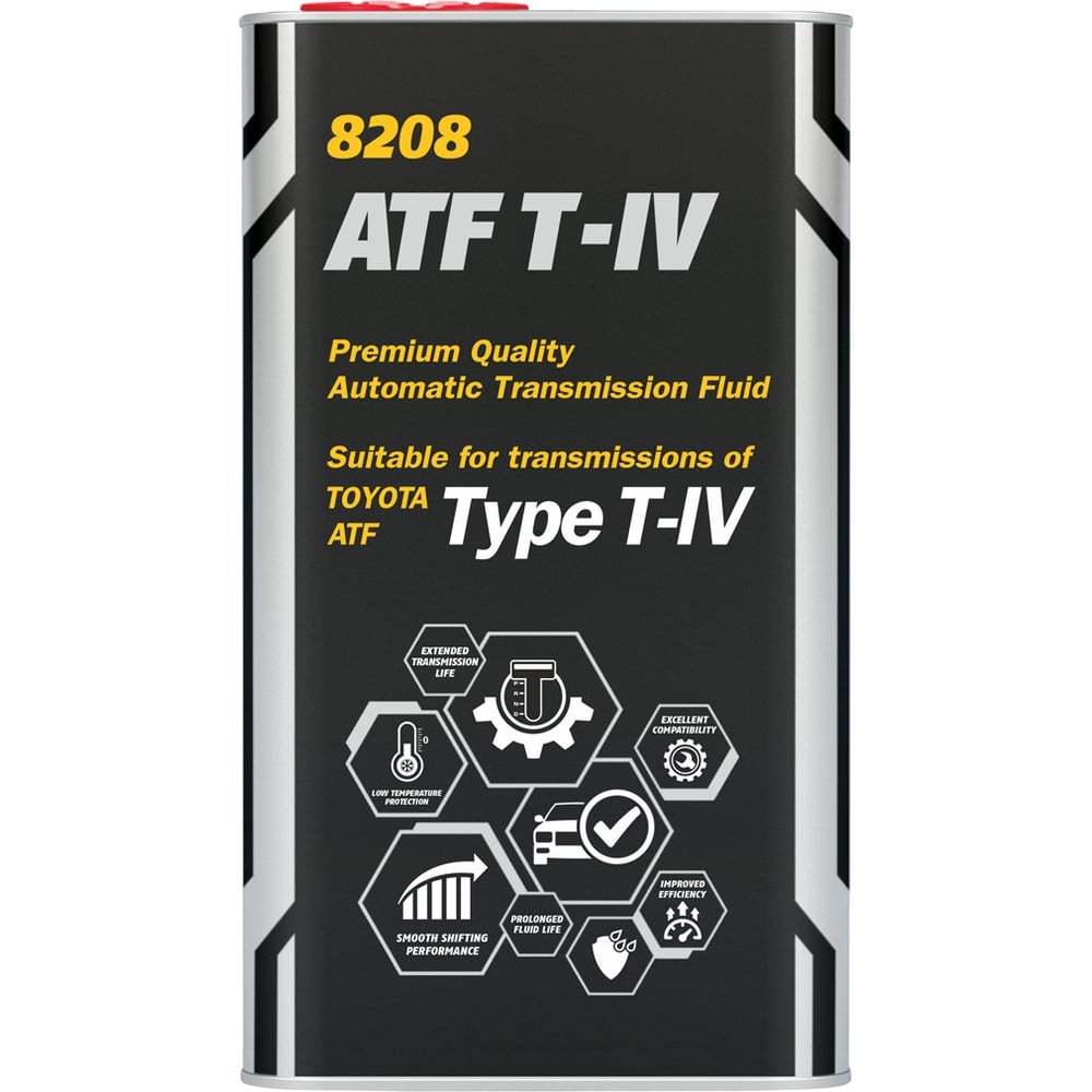 Синтетическая трансмиссионная жидкость MANNOL ATF TYPE T-IV, metal 4 л ...