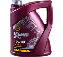 Синтетическое моторное масло MANNOL LEGEND EXTRA 0W30, 5л 79195