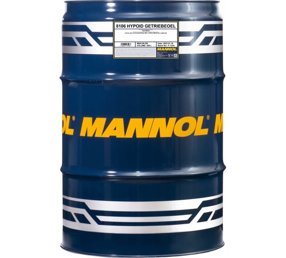 Трансмиссионное масло MANNOL HYPOID GETRIEBEOEL 80W-90, 208 л 1311 1